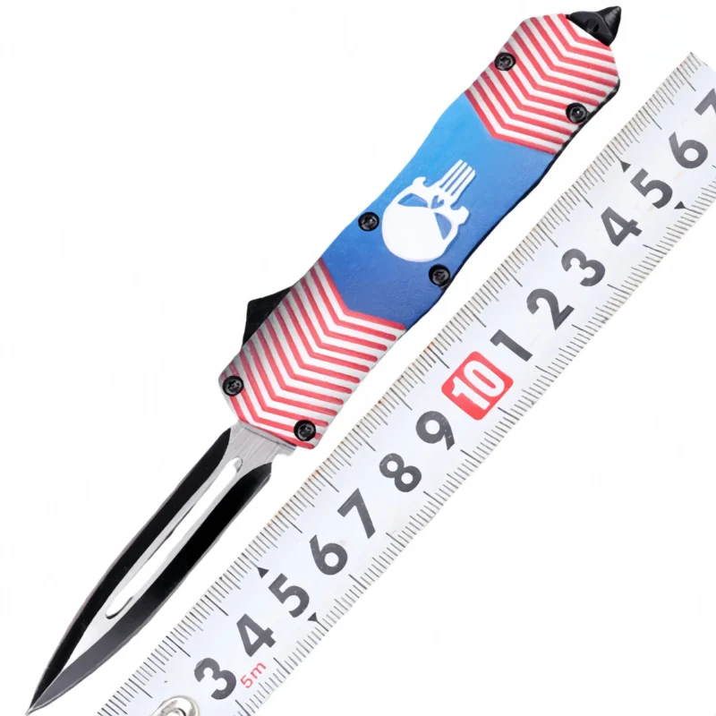 F146 4Double edged scaled 1 automatik messer automatik messer