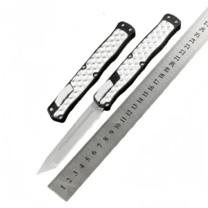 Springmesser mit geradem Schnitt – Schaumstoffmuster-Aufnäher,OTF